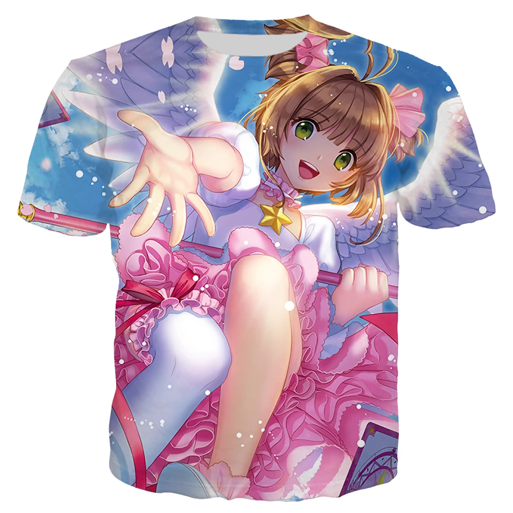 Anime Sakura Card Captor T Shirt 3D Print Anime Girl Fashion Men Women Clothing Short Sleeve Hip Hop T Shirt Tops T84
Anime Sakura Card Captor T Shirt 3D Print Anime Girl Fashion Men Women Clothing Short Sleeve Hip Hop T Shirt Tops T84