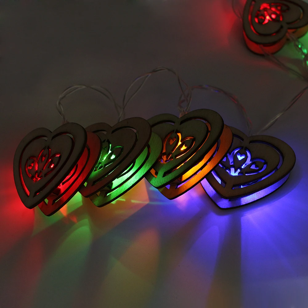 Tanbaby LED Novelty Fairy String light 1.2 meter 10 led Wood heart Warm white, RGB decoration light for home bedroom wedding
Tanbaby LED Novelty Fairy String light 1.2 meter 10 led Wood heart Warm white, RGB decoration light for home bedroom wedding