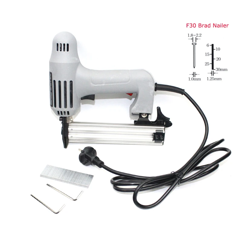 F30 Framing Tacker Electric Brad Nails Gun With 300Pcs Nails Electric Power Tools Woodworking Furniture
F30 Framing Tacker Electric Brad Nails Gun With 300Pcs Nails Electric Power Tools Woodworking Furniture