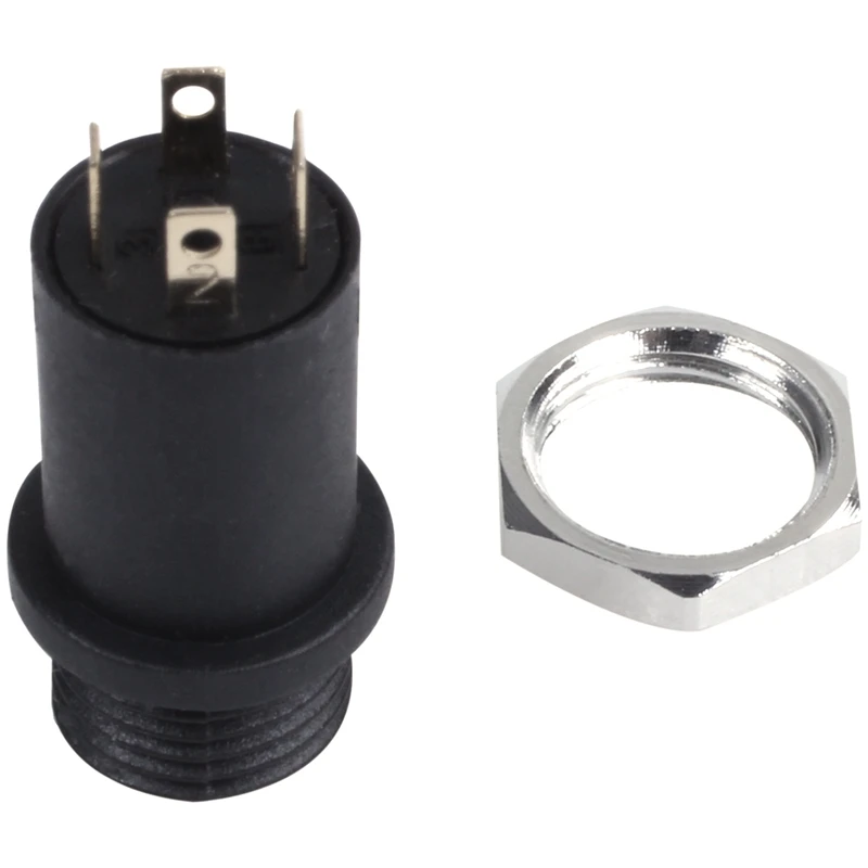 10PCS 3.5MM Mini Stereo Female Panel Mount Headphone Jack Solder, Black 4 Conductor
10PCS 3.5MM Mini Stereo Female Panel Mount Headphone Jack Solder, Black 4 Conductor