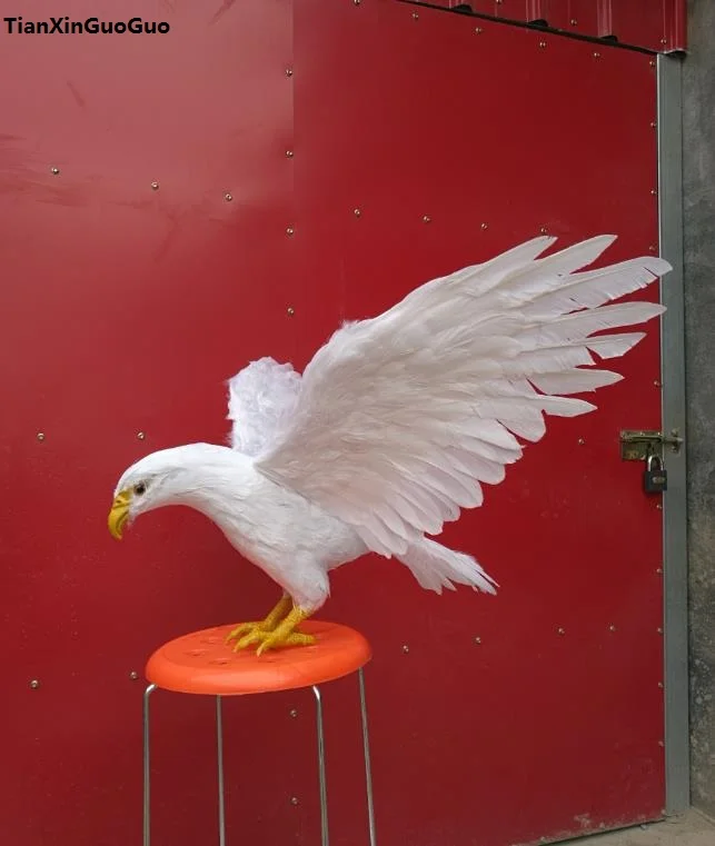 large 45x100cm simulation white eagle spreading wings bird hard model polyethylene&feathers bird handicraft decoration s1111
large 45x100cm simulation white eagle spreading wings bird hard model polyethylene&feathers bird handicraft decoration s1111