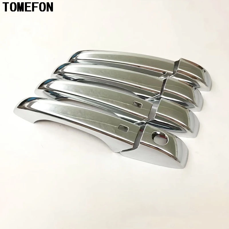 TOMEFON Door Handle Cover Trim For Jeep Grand Cherokee 2011 - 2014 With SMART Key hole 3holes | Автомобили и мотоциклы