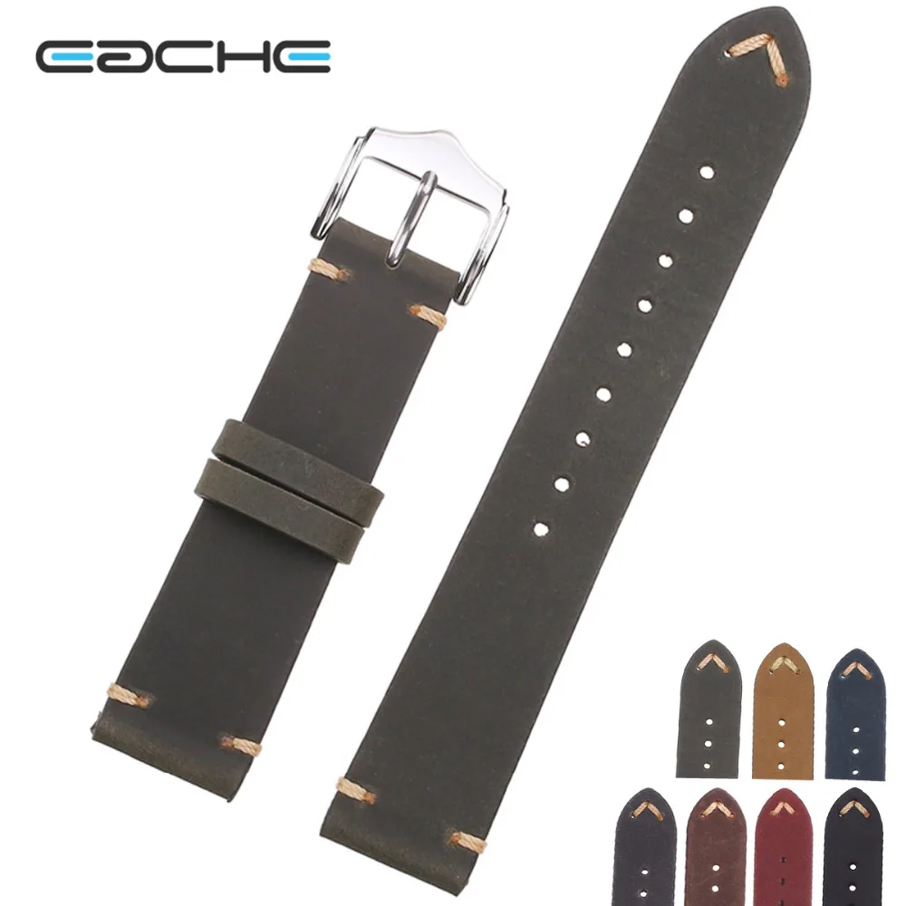 EACHE Crazy Horse Genuie Leather Watch Band Color Selection Calf Leather Watch Band With 7 Colors & Size 20mm 22mm
EACHE Crazy Horse Genuie Leather Watch Band Color Selection Calf Leather Watch Band With 7 Colors & Size 20mm 22mm