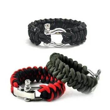 EDC Survival Paracord Bracelet Multi Function Adjustable Military Steel Buckle Emergency Outdoor Bracelet Umbrella Rope Tools
EDC Survival Paracord Bracelet Multi Function Adjustable Military Steel Buckle Emergency Outdoor Bracelet Umbrella Rope Tools