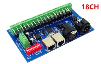 wholesale DC12-24V 18CH Channels 3A Easy DMX LED Decoder,Controller,Dimmer DMX512 with XLR RJ45 For LED RGB Strip Light Modules
wholesale DC12-24V 18CH Channels 3A Easy DMX LED Decoder,Controller,Dimmer DMX512 with XLR RJ45 For LED RGB Strip Light Modules