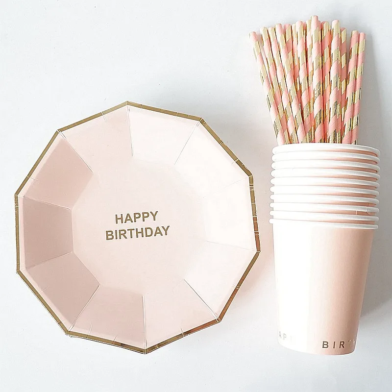 65pcs/set Gold Foil Paper Cups&Plates Wedding Birthday Party Decoration Baby Shower Festival For Kids Tableware Party Supplies
65pcs/set Gold Foil Paper Cups&Plates Wedding Birthday Party Decoration Baby Shower Festival For Kids Tableware Party Supplies