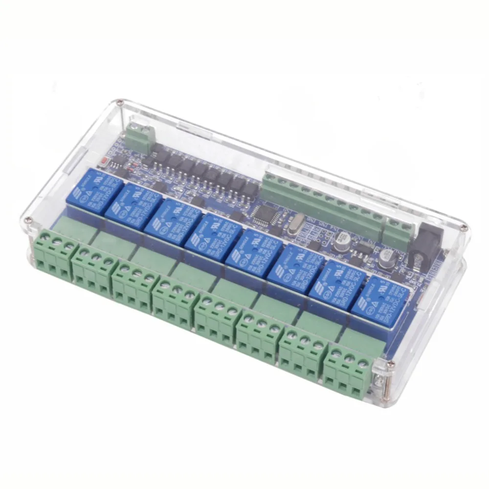 DC 12V 8 Channel Relay Module 8-CH MODBUS RTU RS485 Network Expansion Board 8-CH Input RS485 TTL (Modbus RTU Mode)
DC 12V 8 Channel Relay Module 8-CH MODBUS RTU RS485 Network Expansion Board 8-CH Input RS485 TTL (Modbus RTU Mode)