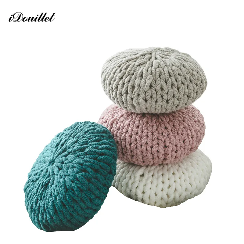 iDouillet Chunky Knit Throw Pillow Large Decorative Cushion Fall Round Pillows with Insert Pink Green Beige Kakhi Housewarming
iDouillet Chunky Knit Throw Pillow Large Decorative Cushion Fall Round Pillows with Insert Pink Green Beige Kakhi Housewarming