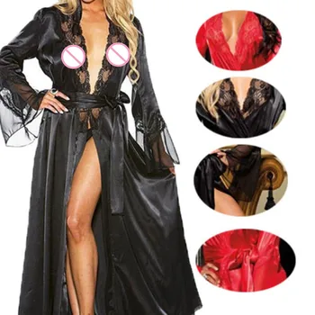 Black White Red Women Ladies Sexy Long Silk Kimono Dressing Gown Bath Robe Nightgowns Sleepshirts Nightdress Cotton
Black White Red Women Ladies Sexy Long Silk Kimono Dressing Gown Bath Robe Nightgowns Sleepshirts Nightdress Cotton