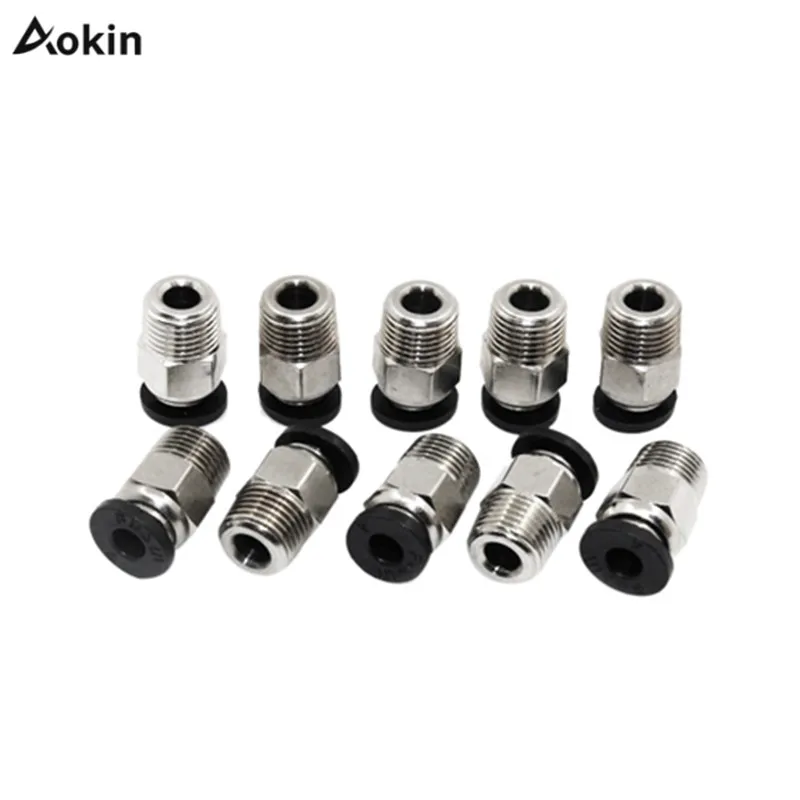 10pcs ED3 V6 Pneumatic Connector PC4-01 1.75mm 3mm PTFE Tube Coupler For J-head Fittings Reprap Hotend Fits 3D Printer Parts
10pcs ED3 V6 Pneumatic Connector PC4-01 1.75mm 3mm PTFE Tube Coupler For J-head Fittings Reprap Hotend Fits 3D Printer Parts