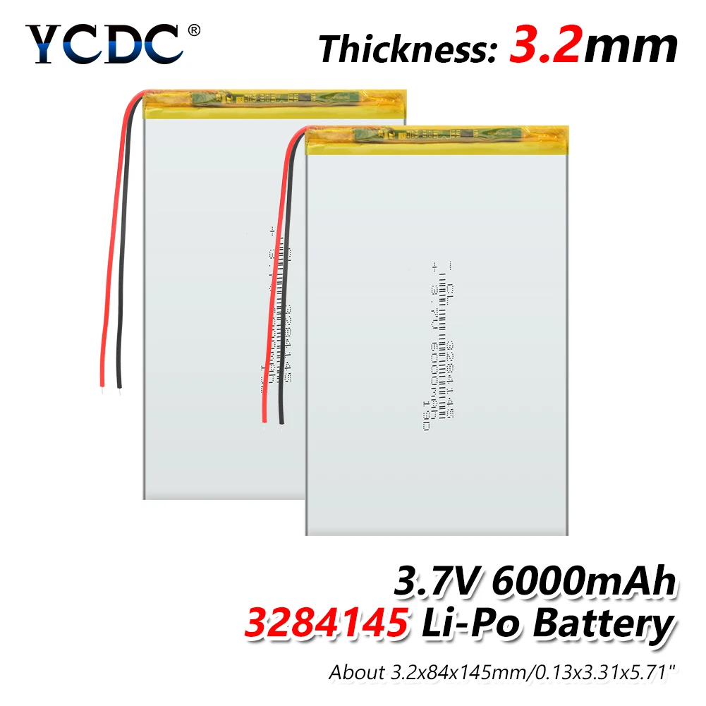 1/2/4x 3284145 Lithium Li Ion Polymer Battery 3.7V Rechargeable 3280150 Li-polymer Lipo Batteries With PCM For Mp4 Tablet Toys
1/2/4x 3284145 Lithium Li Ion Polymer Battery 3.7V Rechargeable 3280150 Li-polymer Lipo Batteries With PCM For Mp4 Tablet Toys
