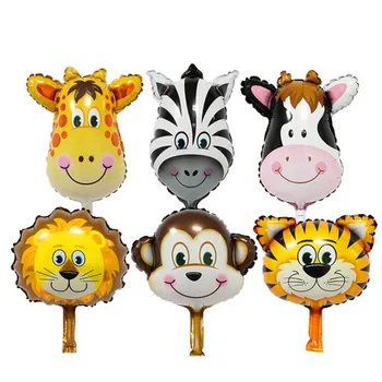 Cute Animal Head Foil Balloon Giraffe Monkey Lion Zebra Milk Tiger Inflatable Balloons Toy Children Birthday Party Supplies
Cute Animal Head Foil Balloon Giraffe Monkey Lion Zebra Milk Tiger Inflatable Balloons Toy Children Birthday Party Supplies