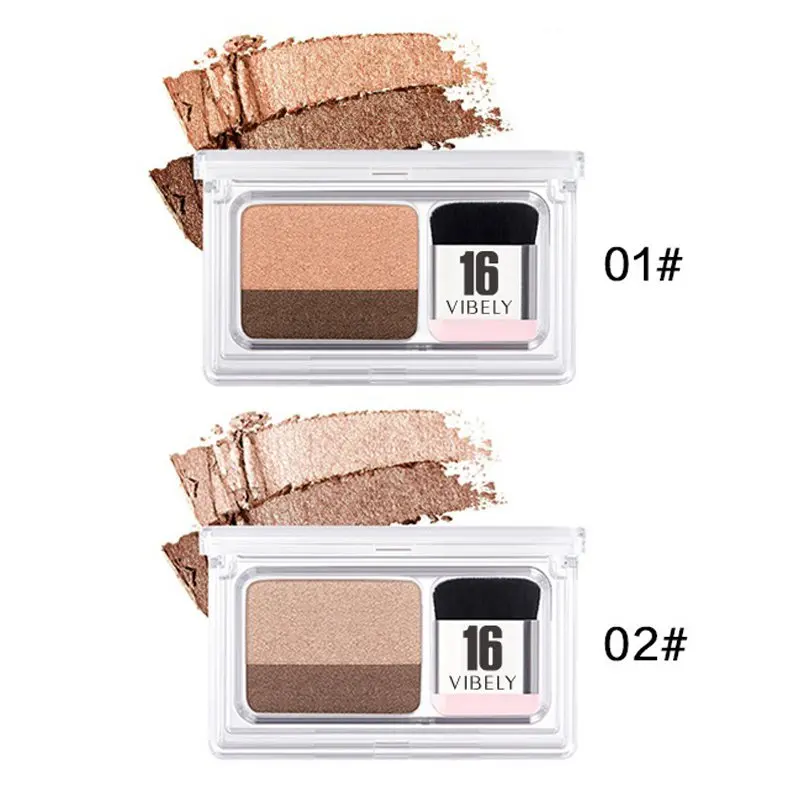 2 colors Two-Tone Gradient Eye Shadow Lazy Eyeshadow Palette Make Up Shimmer Eyeshadow Brush Tool Set Eye Shadow Color Gradient
2 colors Two-Tone Gradient Eye Shadow Lazy Eyeshadow Palette Make Up Shimmer Eyeshadow Brush Tool Set Eye Shadow Color Gradient