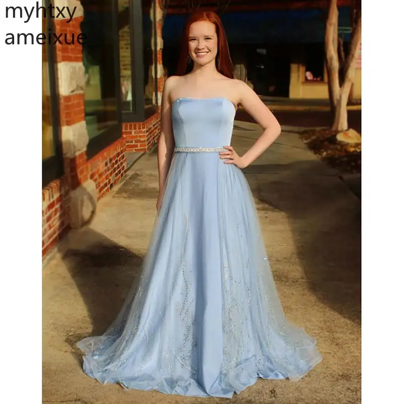 2019 Simple Sexy Cheap Evening Dresses A-line Stain Prom Dress Floor Length Sleeveless Boat Neck Swep Train Gowns Custom Made
2019 Simple Sexy Cheap Evening Dresses A-line Stain Prom Dress Floor Length Sleeveless Boat Neck Swep Train Gowns Custom Made