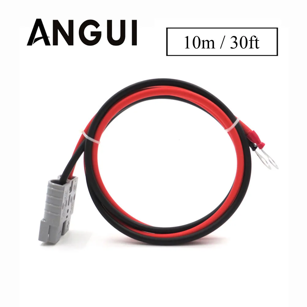 30FT SH50 Plug 50A 600V 10meter Extend cable solar cable Connect 2.5mm2 with M8 terminal ring Battery lug bolt tab
30FT SH50 Plug 50A 600V 10meter Extend cable solar cable Connect 2.5mm2 with M8 terminal ring Battery lug bolt tab
