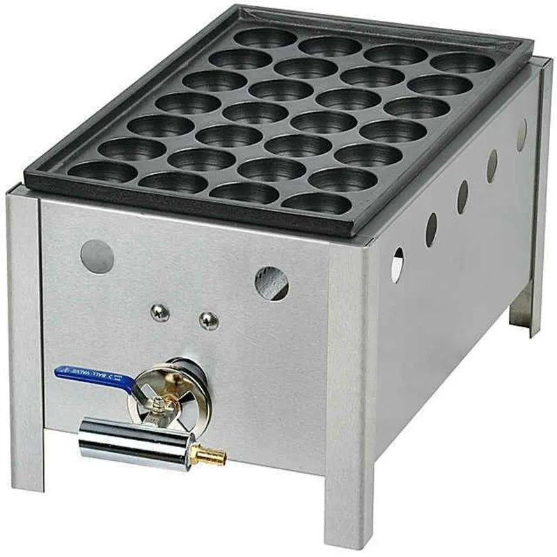 1 Board Non-Stick Commercial Japanese-style gas fish stove Octopus Balls Machine 28 Holes Fish Ball Machine
1 Board Non-Stick Commercial Japanese-style gas fish stove Octopus Balls Machine 28 Holes Fish Ball Machine