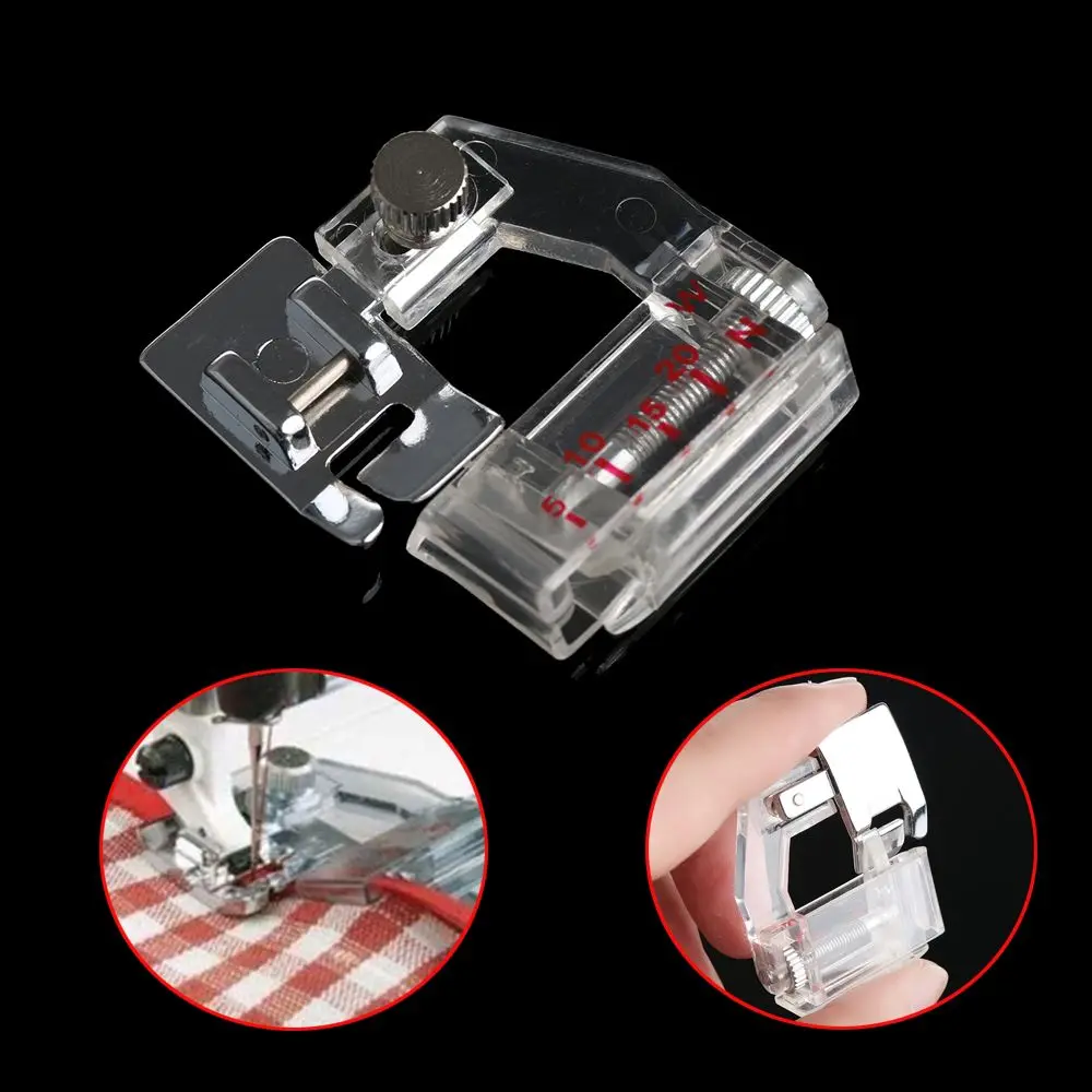 1PC Adjustable Bias Tape Binding Foot / Snap On For Brother Janome Sewing Machine High Quality Presser Foot Sewing Accessories
1PC Adjustable Bias Tape Binding Foot / Snap On For Brother Janome Sewing Machine High Quality Presser Foot Sewing Accessories