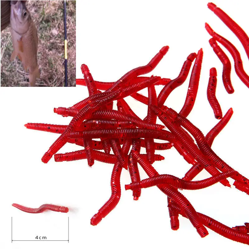 New 100pcs 4.5cm Bloodworm Soft Fish Bionic Baits High Quality PVC Earthworm Fish Baits Lures Red
New 100pcs 4.5cm Bloodworm Soft Fish Bionic Baits High Quality PVC Earthworm Fish Baits Lures Red