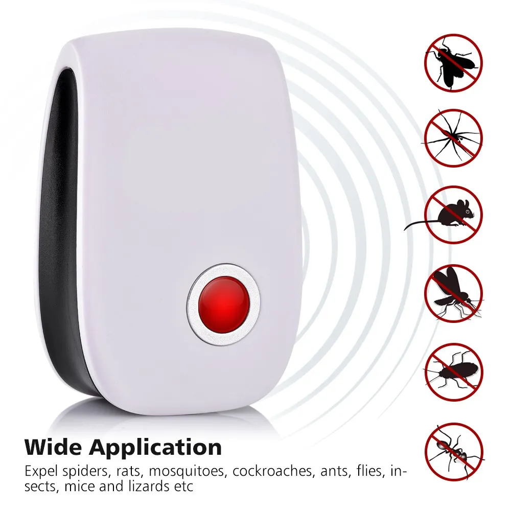 Ultrasonic Anti Mosquito Repellent Insect Repeller Rejector for Mouse Mole Flies Cockroach Rat Bug Rejection Household Tool
Ultrasonic Anti Mosquito Repellent Insect Repeller Rejector for Mouse Mole Flies Cockroach Rat Bug Rejection Household Tool