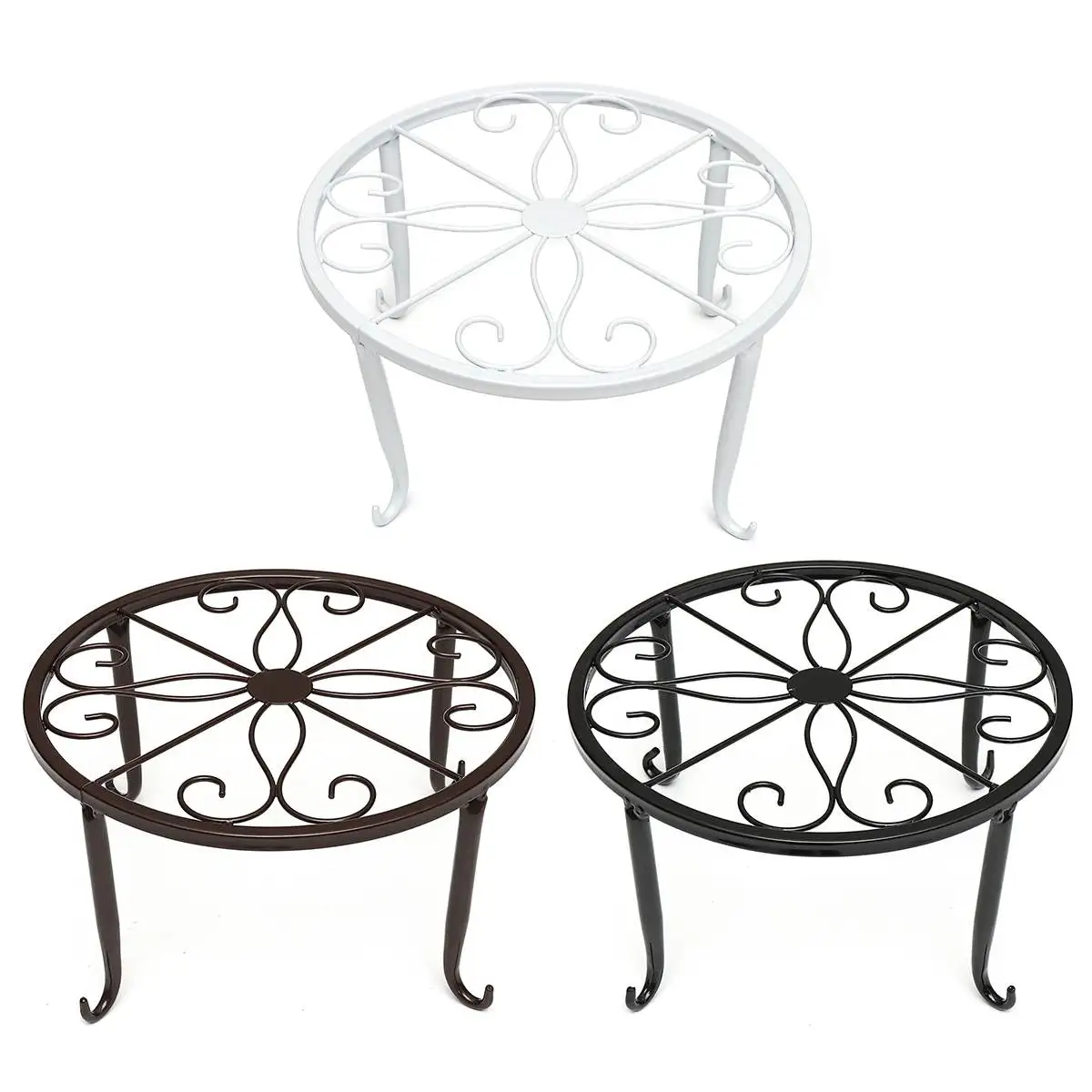 24*24*13cm Iron Pot Plant Stand Flower Shelf Rack Vase Stand Holder Garden Shelves Home Decor Nordic Styles
24*24*13cm Iron Pot Plant Stand Flower Shelf Rack Vase Stand Holder Garden Shelves Home Decor Nordic Styles