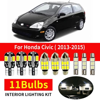 11pc White Auto Interior LED Light Bulbs Kit For 2013 2014 2015 Honda Civic Canbus Led Map Dome Trunk License Plate Light Lamp
11pc White Auto Interior LED Light Bulbs Kit For 2013 2014 2015 Honda Civic Canbus Led Map Dome Trunk License Plate Light Lamp