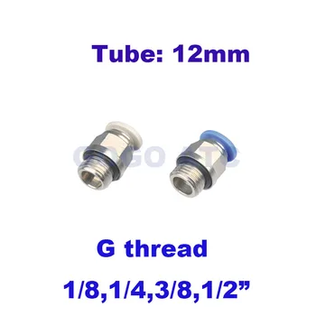 Copper Pneumatic air straight fitting hose O.D 12mm G thread with a seal PC12-G01/02/03/04 1/8 1/4 3/8 1/2 One touch connector
Copper Pneumatic air straight fitting hose O.D 12mm G thread with a seal PC12-G01/02/03/04 1/8 1/4 3/8 1/2 One touch connector