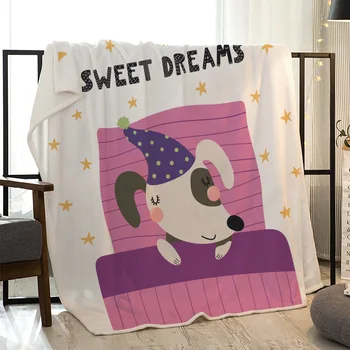 Cartoon Animal Sherpa Throw Blanket Printed Animal Bedspread Black and White Plush Blanket Christmas Decorations for Home
Cartoon Animal Sherpa Throw Blanket Printed Animal Bedspread Black and White Plush Blanket Christmas Decorations for Home