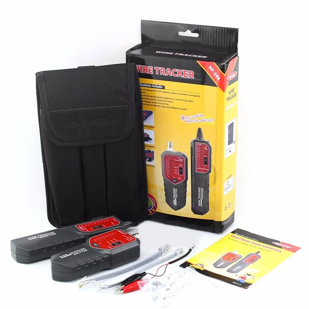 Wire Tracker Line Finder Network Telephone Cable Finder No Noise Wire Toner Tracer Tester with Anti-jamming Function
Wire Tracker Line Finder Network Telephone Cable Finder No Noise Wire Toner Tracer Tester with Anti-jamming Function
