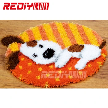Hot! Latch Hook Rug Kits DIY Needlework Unfinished Crocheting Rug Yarn Cushion Mat Sleeping Dog Embroidery Carpet Rug Home Decor
Hot! Latch Hook Rug Kits DIY Needlework Unfinished Crocheting Rug Yarn Cushion Mat Sleeping Dog Embroidery Carpet Rug Home Decor