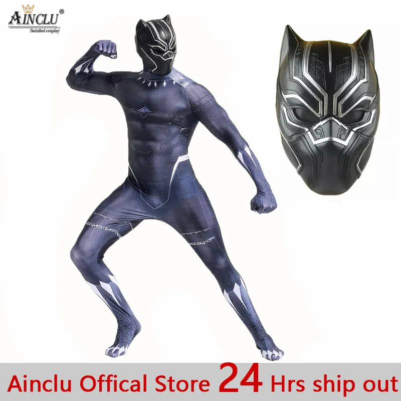 Black Panther Cosplay Costumes with Mask Adult Man Kid Zentai Avengers Infinity War Black Panther High Quality Cosplay Suits
Black Panther Cosplay Costumes with Mask Adult Man Kid Zentai Avengers Infinity War Black Panther High Quality Cosplay Suits