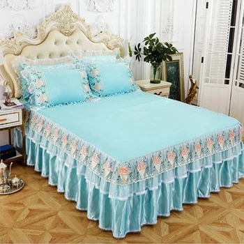 free shipping princess skirted bed sheet 3pcs soft lace bedspreads folding bed mat quality bed cover multi-colors machine wash
free shipping princess skirted bed sheet 3pcs soft lace bedspreads folding bed mat quality bed cover multi-colors machine wash