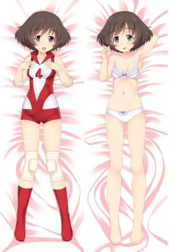 Аниме Подушка Dakimakura чехол 50х150см девушки и панзер 53002 | Дом сад