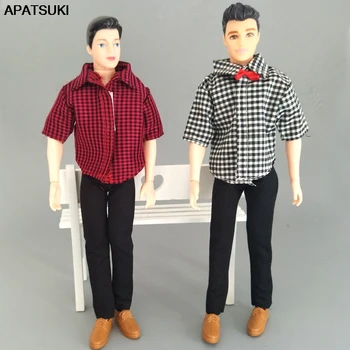 1:6 Boy Doll Clothes Plaided Shirt & Black Pants Trousers For Ken Doll Clothes For Barbie's Boyfriend Ken Prince Doll Accessory
1:6 Boy Doll Clothes Plaided Shirt & Black Pants Trousers For Ken Doll Clothes For Barbie's Boyfriend Ken Prince Doll Accessory