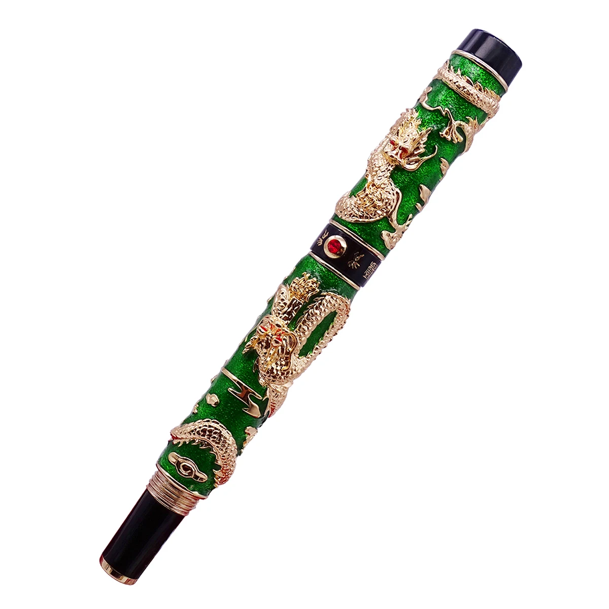 Luxury Jinhao Green Cloisonne Double Dragon Fountain Pen Iridium M Nib Advanced Craft Writing Gift Pen for Business Graduate
Luxury Jinhao Green Cloisonne Double Dragon Fountain Pen Iridium M Nib Advanced Craft Writing Gift Pen for Business Graduate