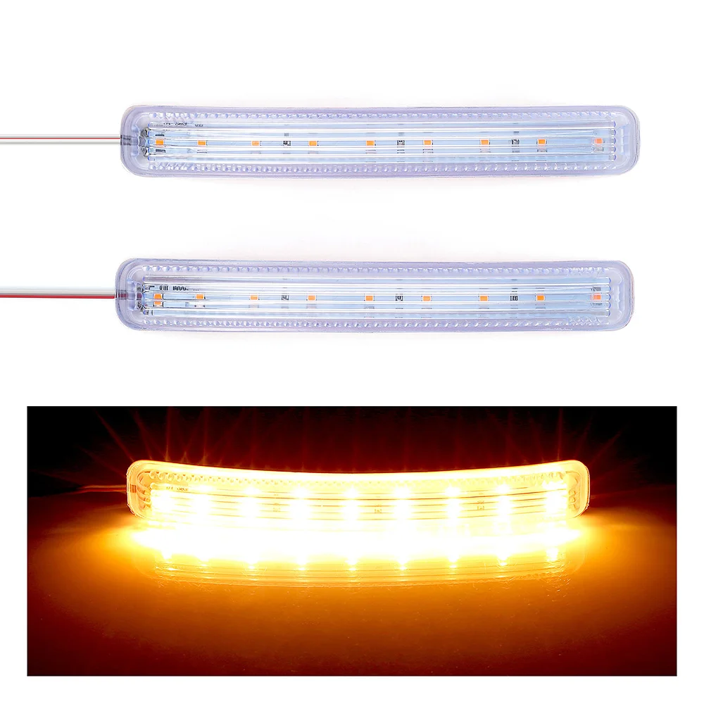 2PCS LED Car Turn Signal Light Auto Rearview Mirror Indicator Lamp Soft Flashing FPC Universal Yellow 9 SMD Amber Light Source
2PCS LED Car Turn Signal Light Auto Rearview Mirror Indicator Lamp Soft Flashing FPC Universal Yellow 9 SMD Amber Light Source