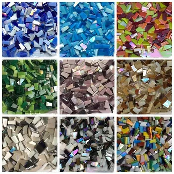 100g DIY Creative Mixed Color Mosaic Glass Mirror Inlay Tiles DIY Wall Handmade Materials Crafts Home Decoration AAA0883
100g DIY Creative Mixed Color Mosaic Glass Mirror Inlay Tiles DIY Wall Handmade Materials Crafts Home Decoration AAA0883