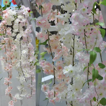 1.8 Meter Length Upscale Artificial Cherry Blossom Wisteria Vine Wedding Home Festive Wall Hanging Ornament Party DIY Decoration
1.8 Meter Length Upscale Artificial Cherry Blossom Wisteria Vine Wedding Home Festive Wall Hanging Ornament Party DIY Decoration