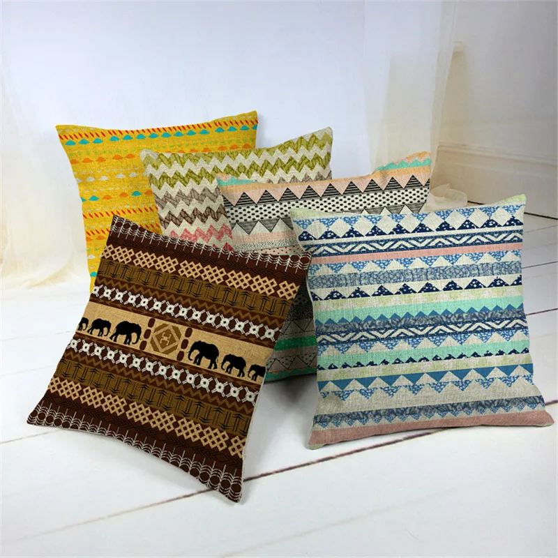 Indian Style Geometry Cushions Elephant Morocco Pillowcases Diamond Beauty Chair Decoration Pillowslip Covers 18X18 Cotton Blend
Indian Style Geometry Cushions Elephant Morocco Pillowcases Diamond Beauty Chair Decoration Pillowslip Covers 18X18 Cotton Blend