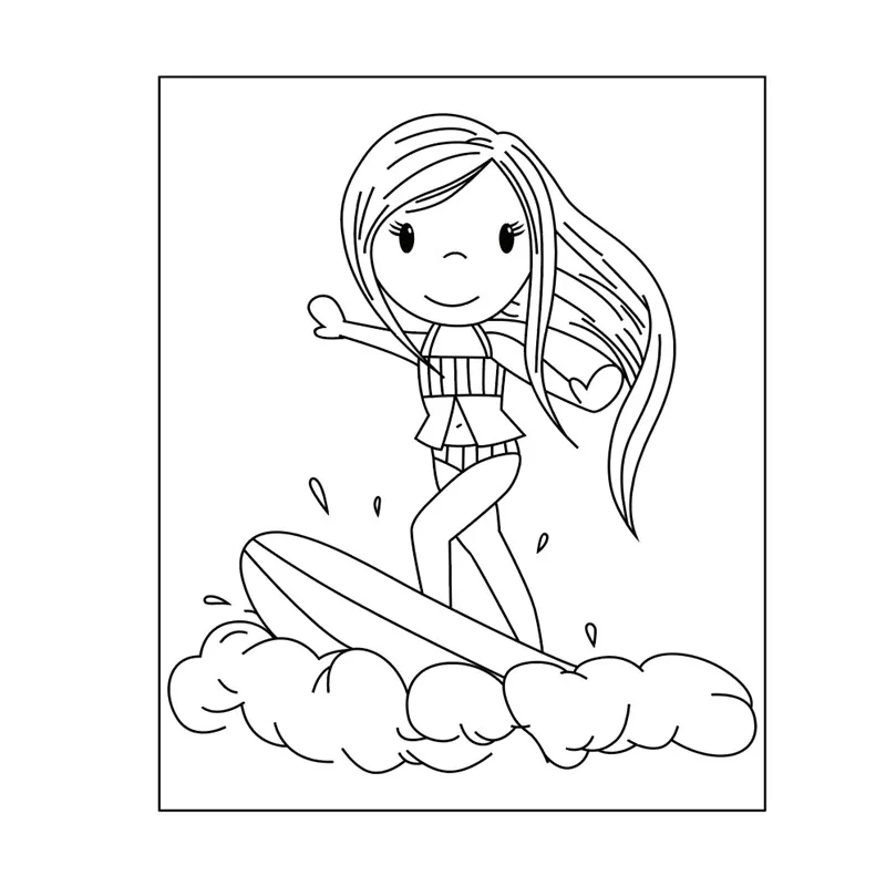 10x8 Girl surfing Transparent Clear Stamps for Scrapbooking for DIY Card Making Cutting Crafts Stencil
10x8 Girl surfing Transparent Clear Stamps for Scrapbooking for DIY Card Making Cutting Crafts Stencil