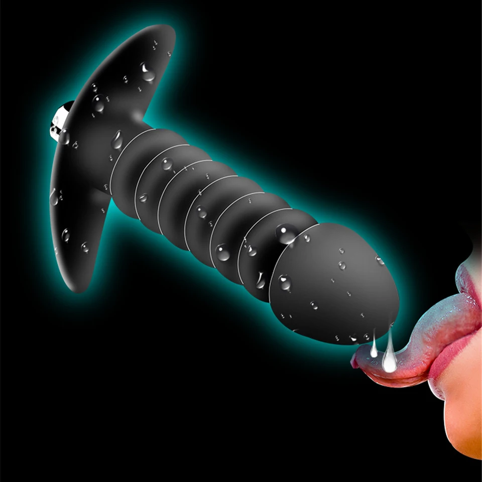 Silicone Vaginal Vibrator Vibrating Anal Butt Plug Waterproof Prostate Massage Clit Stimulator Masturbator Sex Toy For Men Women