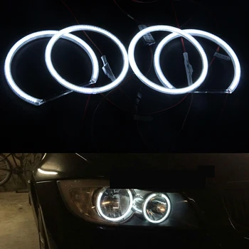 4pcs 12V Angel Eye Halo ring Light 3014SMD Led White For BMW 3 series E46 Compact 2001-2005 ( 2x131mm +2x105mm) 
4pcs 12V Angel Eye Halo ring Light 3014SMD Led White For BMW 3 series E46 Compact 2001-2005 ( 2x131mm +2x105mm)