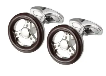 10pairs/lot Copper Car Steering Wheel Cufflinks Brown Enamel Wheel Cuff links Shirt Cuff Button Men's Jewelry Relojes Gemelos
10pairs/lot Copper Car Steering Wheel Cufflinks Brown Enamel Wheel Cuff links Shirt Cuff Button Men's Jewelry Relojes Gemelos