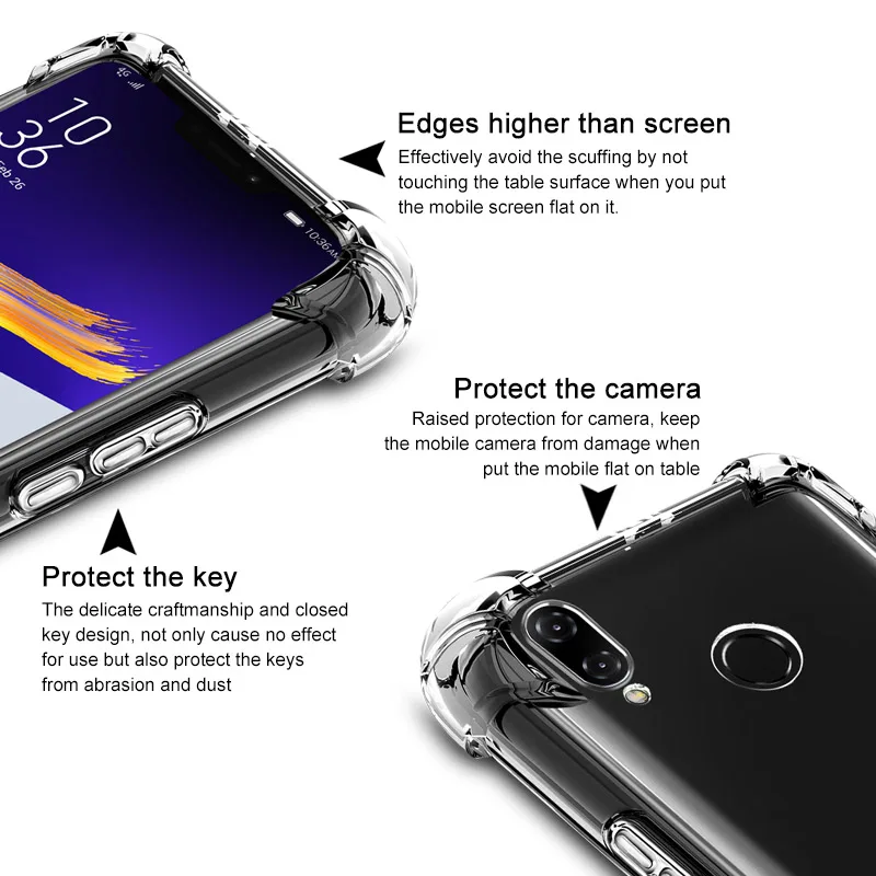 10pcs-Wholesale-IMAK-Shock-Resistant-Case-Airbag-Version-Soft-TPU-Phone-Case-for-Asus-Zenfone-5