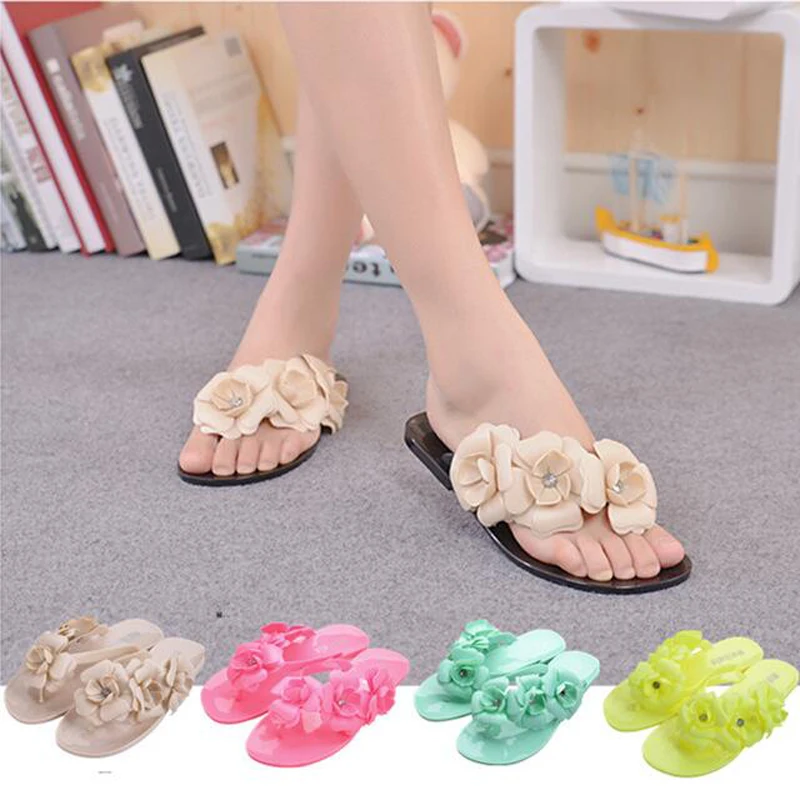 New Camellia Flip-flops Women's Jelly Three-dimensional Beach Slippers Flippers Women's Flip-flops
New Camellia Flip-flops Women's Jelly Three-dimensional Beach Slippers Flippers Women's Flip-flops