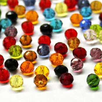Mixed Colors 4mm 100pcs Rondelle Austria faceted Crystal Glass Beads Loose Spacer Round Beads for Jewelry Making SJ013
Mixed Colors 4mm 100pcs Rondelle Austria faceted Crystal Glass Beads Loose Spacer Round Beads for Jewelry Making SJ013
