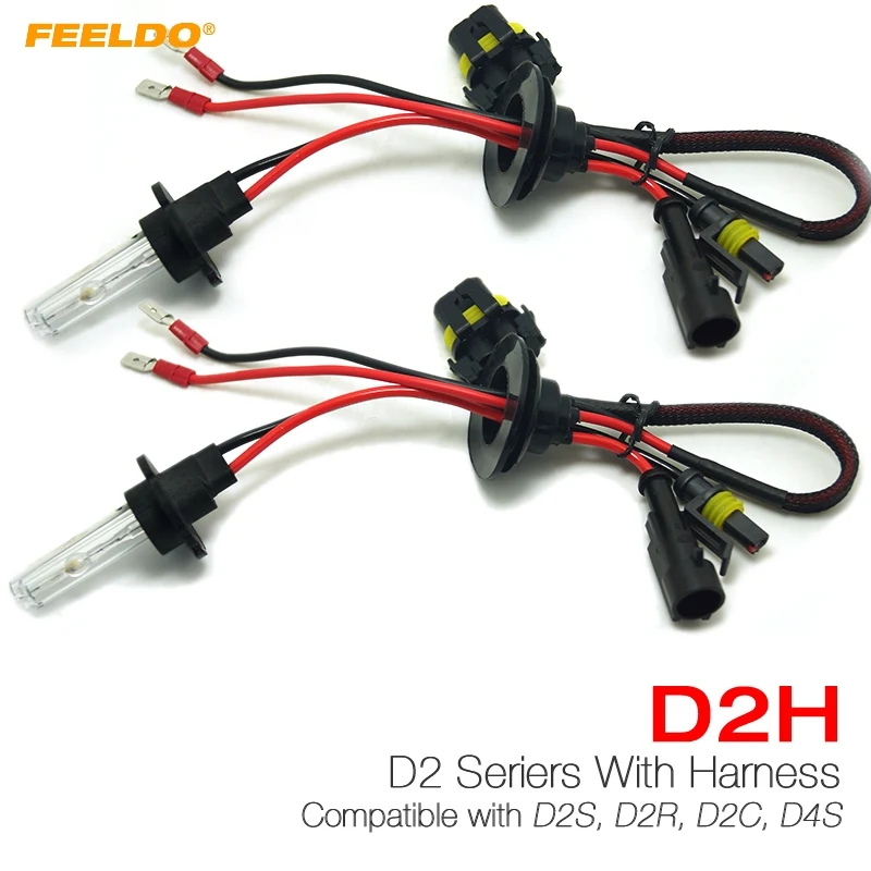 FEELDO 2PC 35W D2H HID Xenon Light Bulbs Compatible with D2S/D2R/D2C/D4S for Retrofit #HQ4489
FEELDO 2PC 35W D2H HID Xenon Light Bulbs Compatible with D2S/D2R/D2C/D4S for Retrofit #HQ4489
