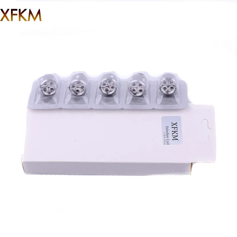 5pcs XFKM Subohm V Coils t6/t8/ Replacement Coils fit for TFV8 Baby Tank Electronic Cigarette AtomizeSr
5pcs XFKM Subohm V Coils t6/t8/ Replacement Coils fit for TFV8 Baby Tank Electronic Cigarette AtomizeSr