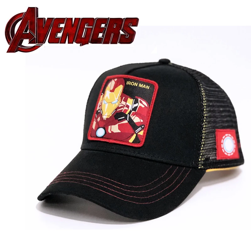 Avengers Endgame Iron Man Cosplay Hulk Spider Man Embroidery Baseball Cap Snapback Superhero Hat Summer Breathable Mesh
Avengers Endgame Iron Man Cosplay Hulk Spider Man Embroidery Baseball Cap Snapback Superhero Hat Summer Breathable Mesh