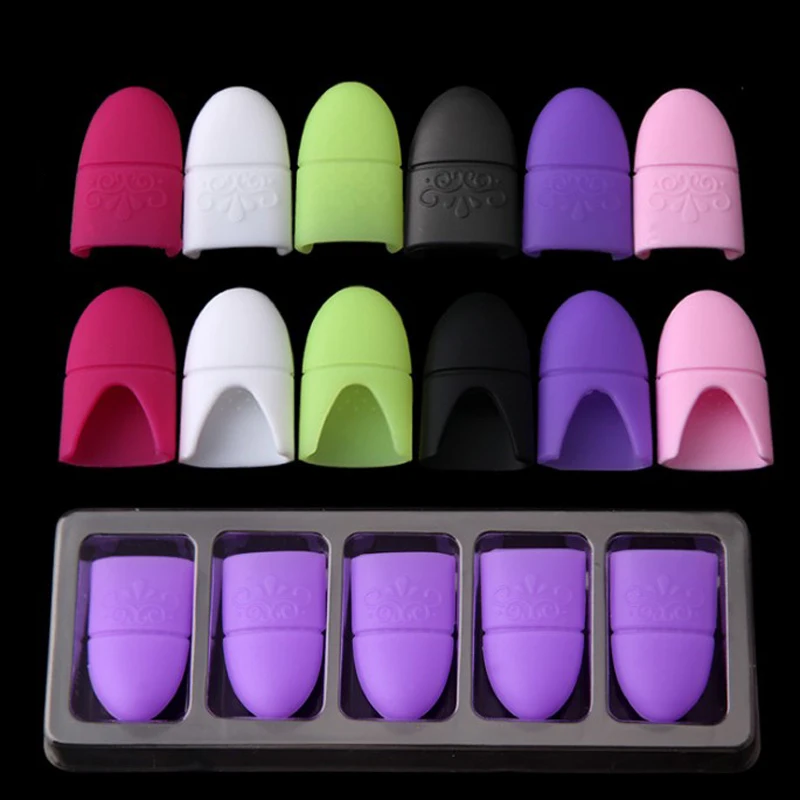 Hot Sell Nails Tools 1set(5pcs/set) Soft Silicone Nail Art Soak Off Cap UV Gel Polish Remover Wrap Tool Six Colors To Choose
Hot Sell Nails Tools 1set(5pcs/set) Soft Silicone Nail Art Soak Off Cap UV Gel Polish Remover Wrap Tool Six Colors To Choose
