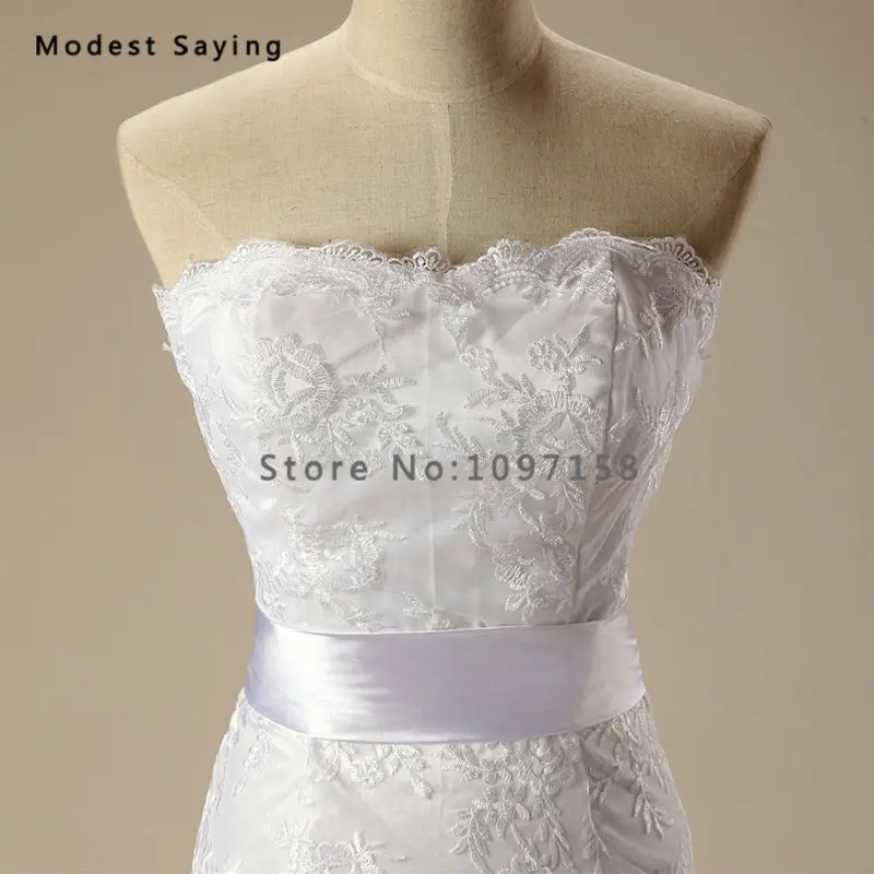 Женское кружевное свадебное платье с юбкой годе белое длинное официальное без
